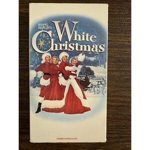 White Christmas VHS With Slip Cover